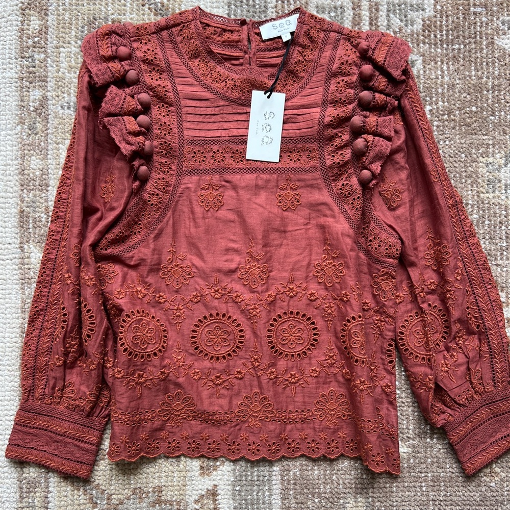 NWT Sea New York Sophie Blouse